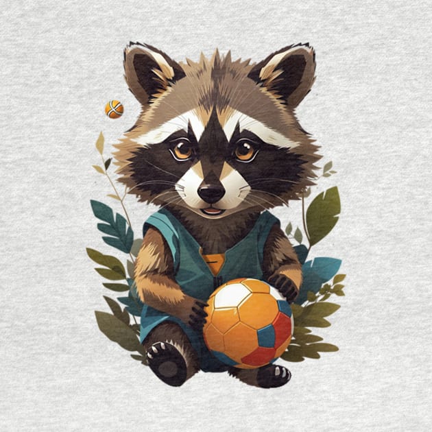 racoon natural art ilustrator by Ardins